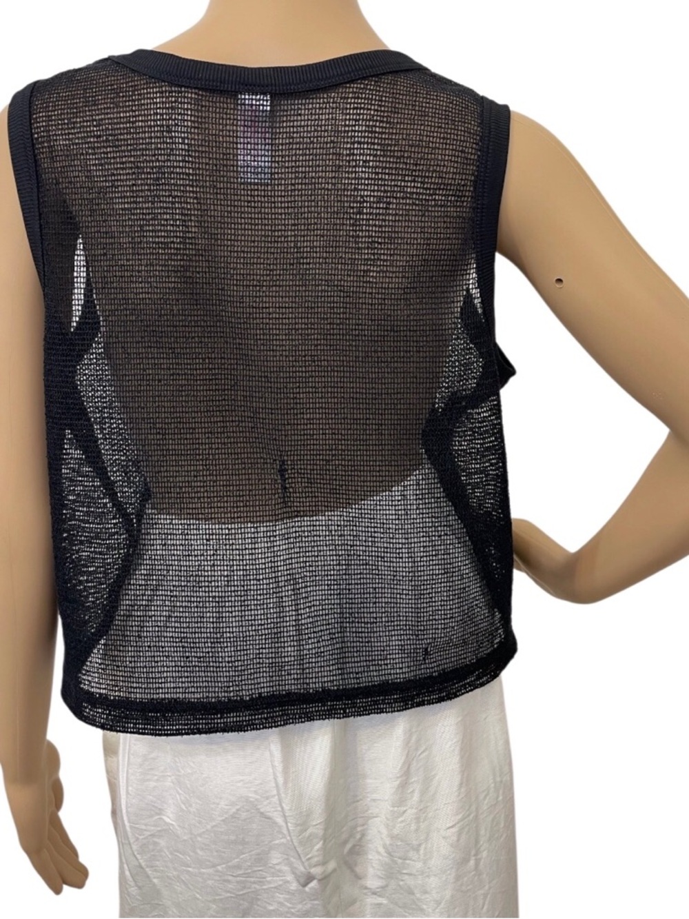 no boundaries Girls Youth Black Mesh Top, XL 15-17. - Picture 3 of 7